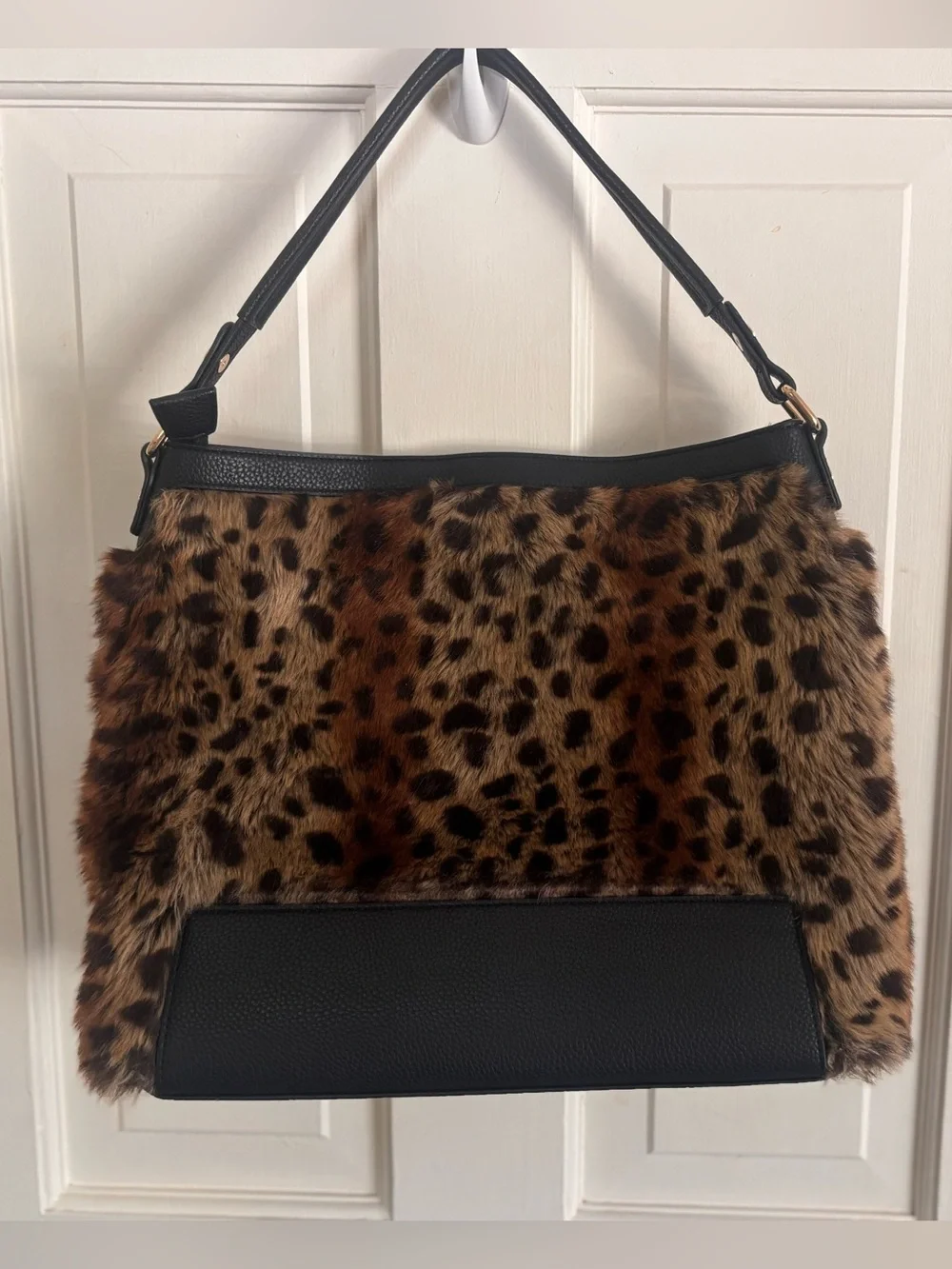 Dune London Leopard Fur Bag - New